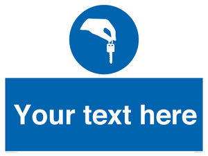 Custom Mandatory Keys Sign